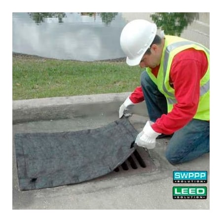 Ultratech UltraTech Ultra-Inlet Guard, Curb-Style, Oil & Sediment, 24' x 24 9173